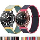 Ремешок нейлоновый для Galaxy Watch 3, браслет для active 2 Samsung Gear S3 Frontier Huawei watch GT 2 2e pro, 20 мм22 мм, 45 мм46 мм42 мм