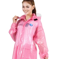 plastic waterproof rainwear wet weather gear women rain suit poncho reusable fashion impermeable yagmurluk rain coat eb50yy