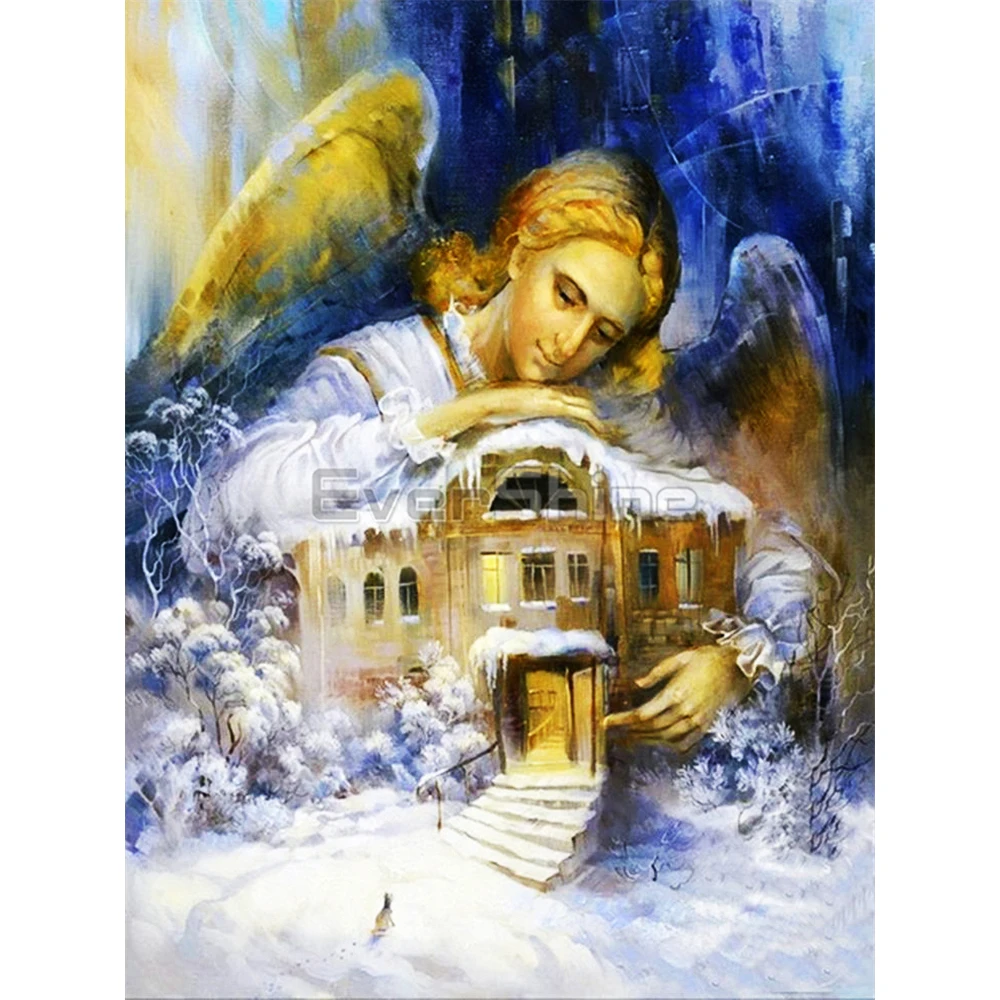 

Angel Religion DIY Full Diamond Mosaic Diamond Painting Diamond Embroidery Set Christmas Gift Home Decor New Year Hobbies