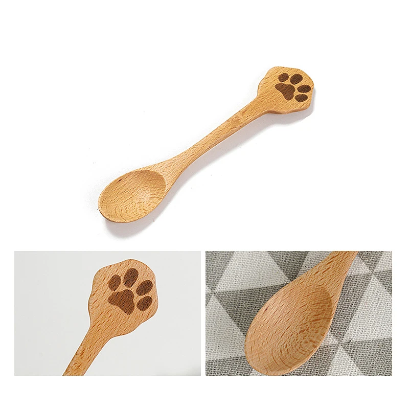 1/3 шт. деревянная ложка бамбуковая кухонная утварь китайская столовая для супа