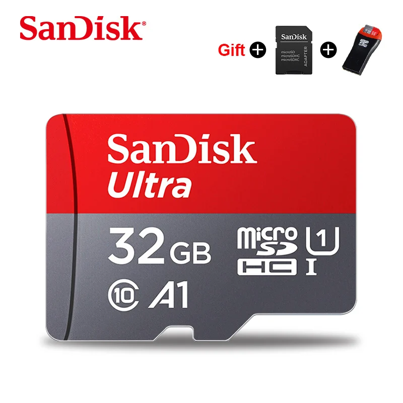 Sandisk Micro SD карта класс 10 TF карта 16 ГБ 32 ГБ 64 Гб 128 Гб карты памяти MicroSDHC флэш-карта для планшета/рекордер вождения - Емкость: 32GB