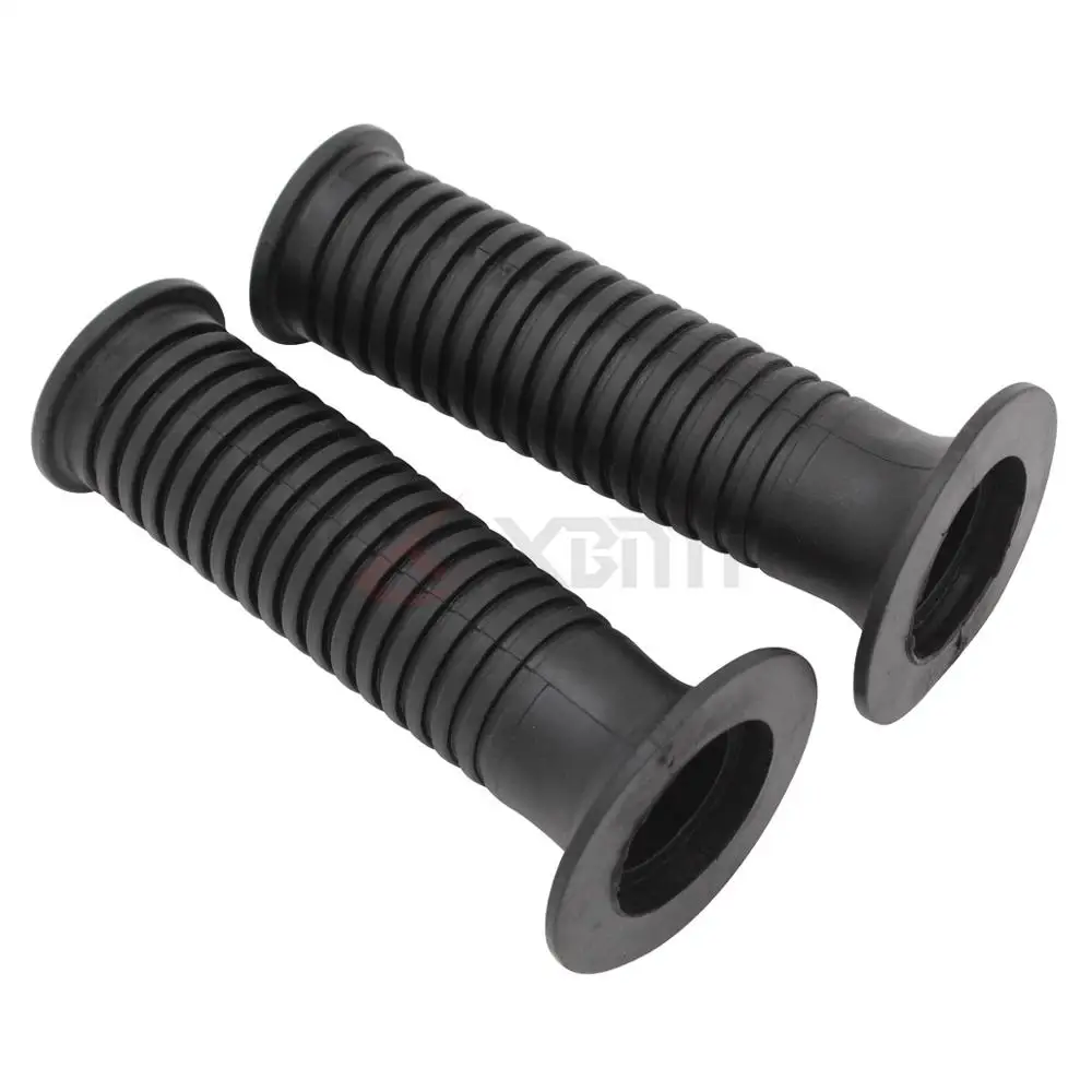 1 пара черных ручек для мотоцикла резиновая рукоятка руля дроссельной заслонки BMW