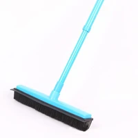 floor hair broom dust scraper pet hair lint removal device telescopic cleaner sweeper no hand wash mop clean wipe window tool