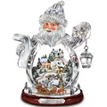 Santa Garland Sticker Ornaments Sticker Window Glass Decoration Waterproof Pvc Sticker 20x30cm