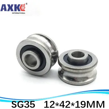 SG35 2RS U Groove подшипники 12*42*19 мм направляющий роликовый подшипник SG12RS (точные