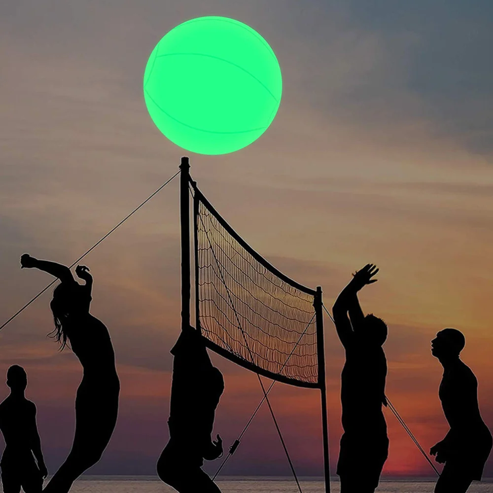 1 шт. светящийся шар Забавный надувной декоративный пляжный мяч из ПВХ