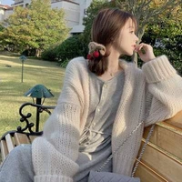 chic wild clothes oversize sweater women cardigans loose womens coats casual fashion knitted solid women clothing