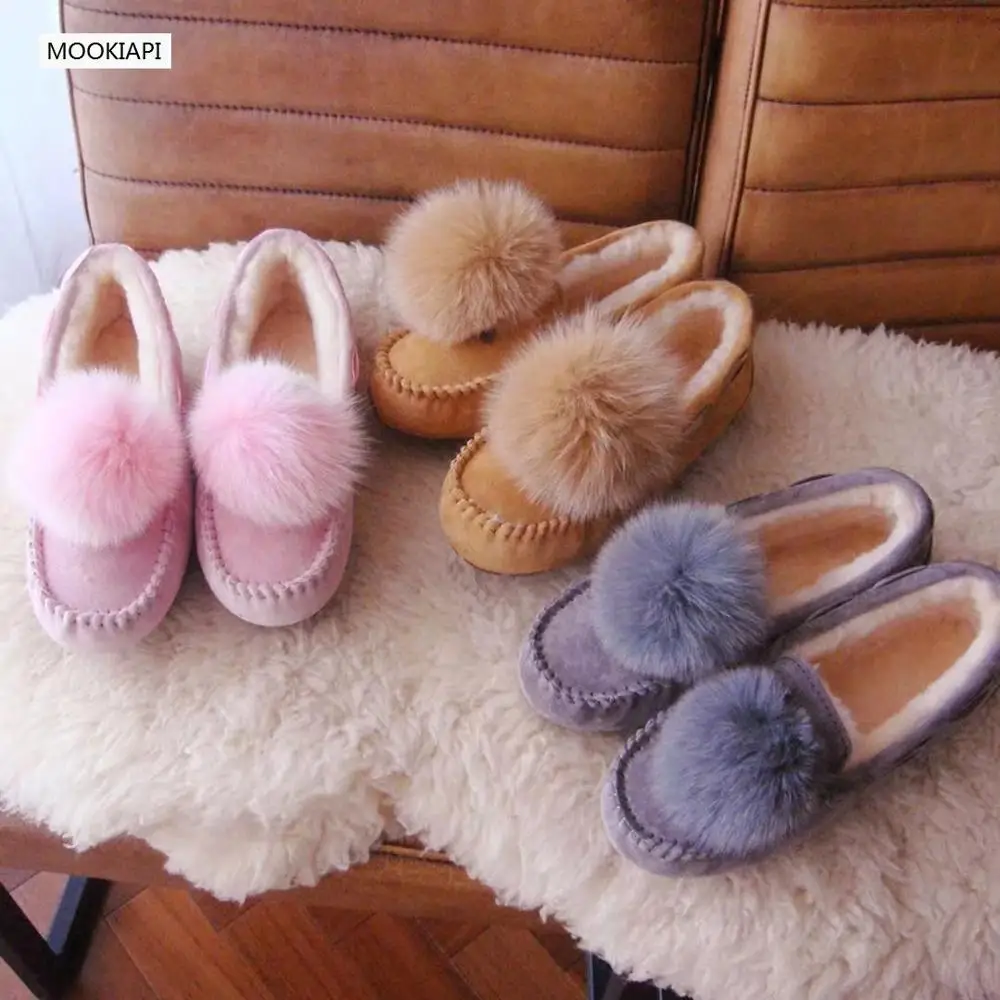 В 2019 году сапоги из овчины и шерсти для женщин снега чистой четыре цвета