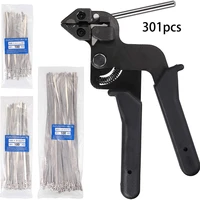 stainless cable tie strap cutting hand tool gun cutter tension automatic zip tie gun lightweight durable fastening cutting tool