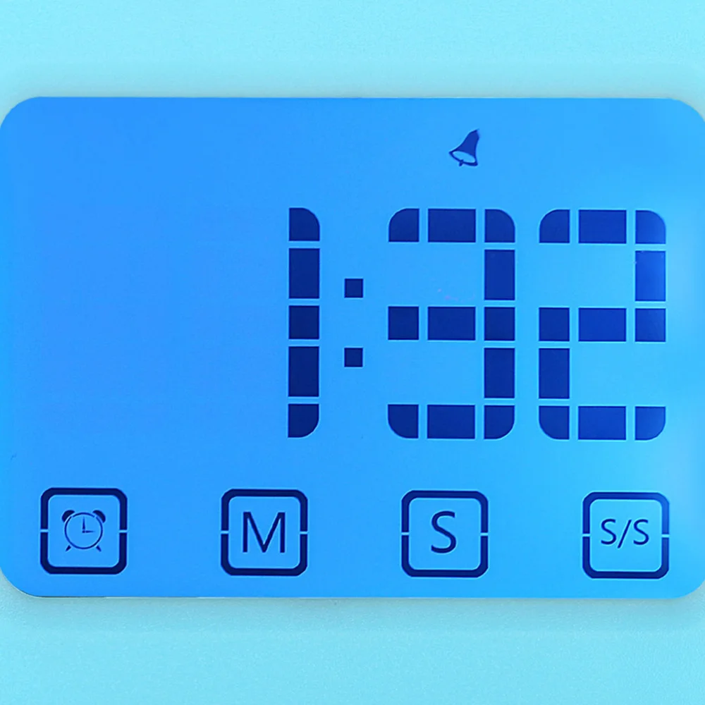Полезный цифровой таймер Портативный будильник креативный сенсорный экран часы