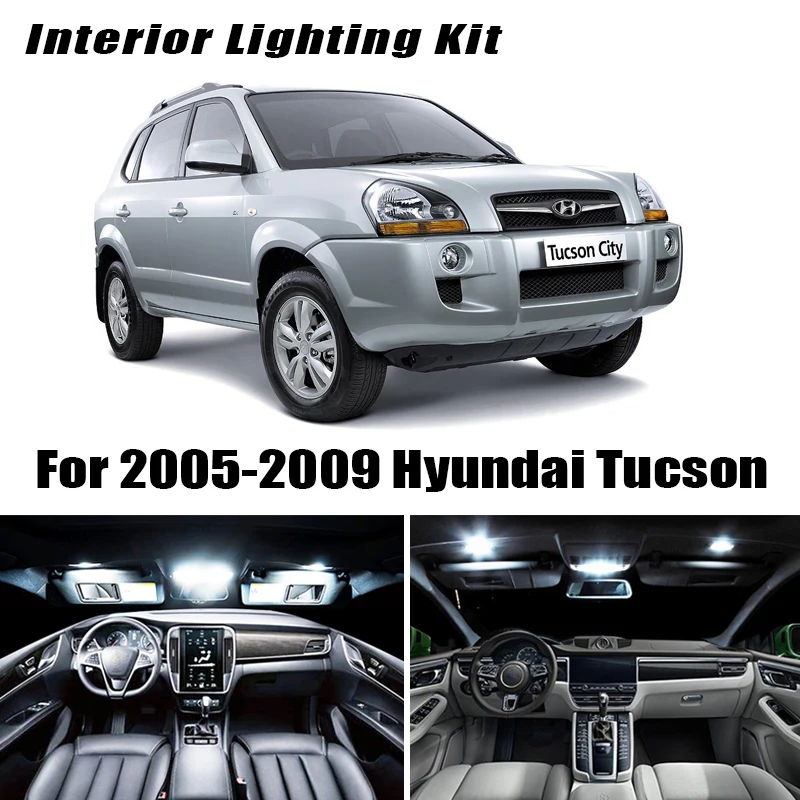 12 шт. Автомобильные светодиодные лампы для Hyundai Tucson 2005 2009|Сигнальная лампа| |