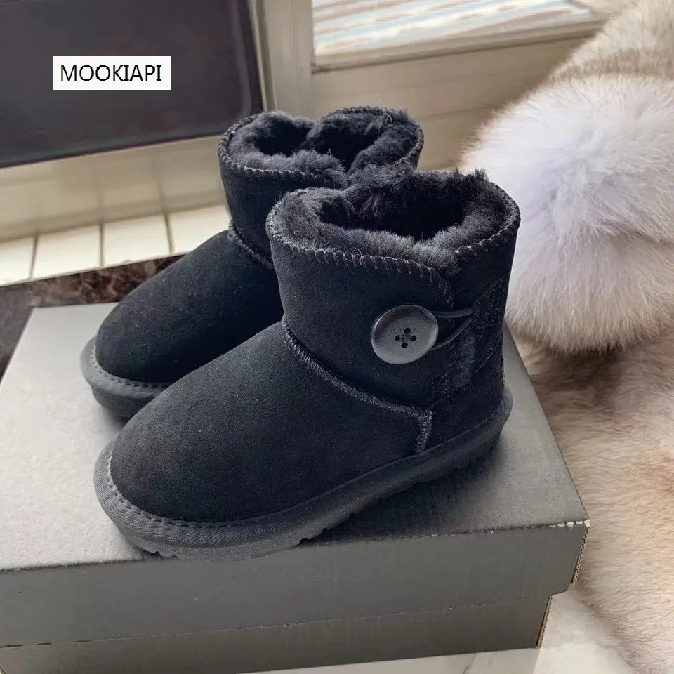 2020 г. Австралийский бренд детские зимние ботинки 100% натуральная кожа самая