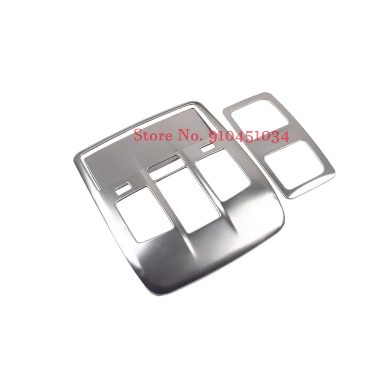 

For Mazda CX-5 CX5 2017 to 2020 stainless steel Interior Front&Rear Reading Light Lamp Cover Trim Car Styling Accessories 2pcs