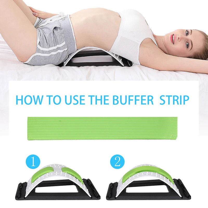 Массажер Поясничный многоуровневый для акупрессуры устройство растяжки спины