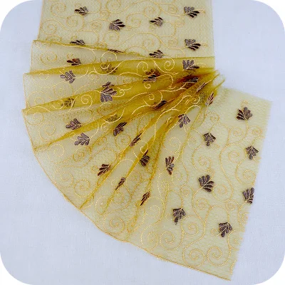 1 м последняя вышивка кружевная ткань тюль гипюр отделка материал для свадебного