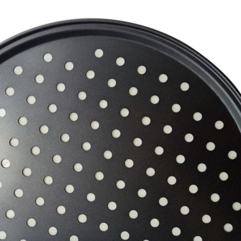 

Baking Tray Stainles Steel Non-stick Pizza Baking Pan Mesh Tray Plate Round Deep Dish Pizza Pan Tray Mould Bakeware Baking Tools