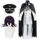 Danganronpa V3 Kokichi Ouma Косплей Костюм Аниме игра школьная форма костюм наряд Хэллоуин реквизит Вечерние