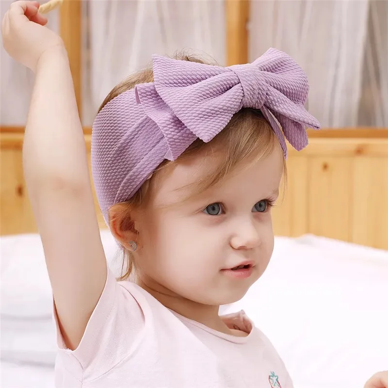 Детские банданы для мальчиков новорожденных детская чалма большой бант повязка