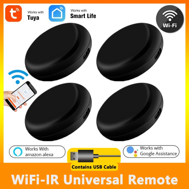 

Tuya WiFi IR Remote Controller Mini Smart Home Remote Control Switch APP Voice Control For TV Air Conditioning Alexa Google Home