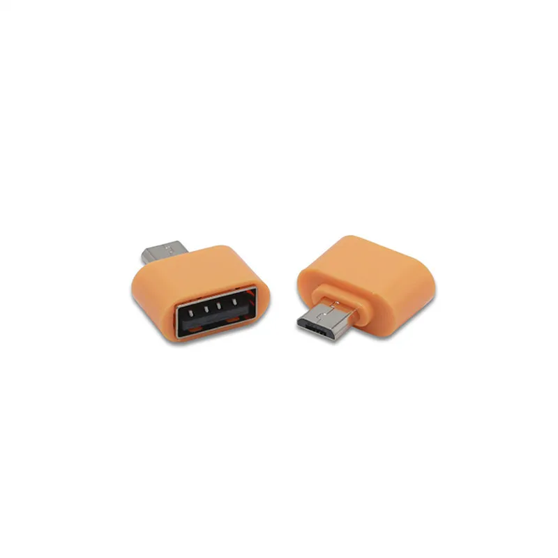 Золотой Micro USB 2,0 OTG адаптер для мобильных телефонов планшетов Мышь Клавиатура Флешка для samsung Galaxy S3 S4 S6 S7 S2 Xiaomi - Цвет: Золотой