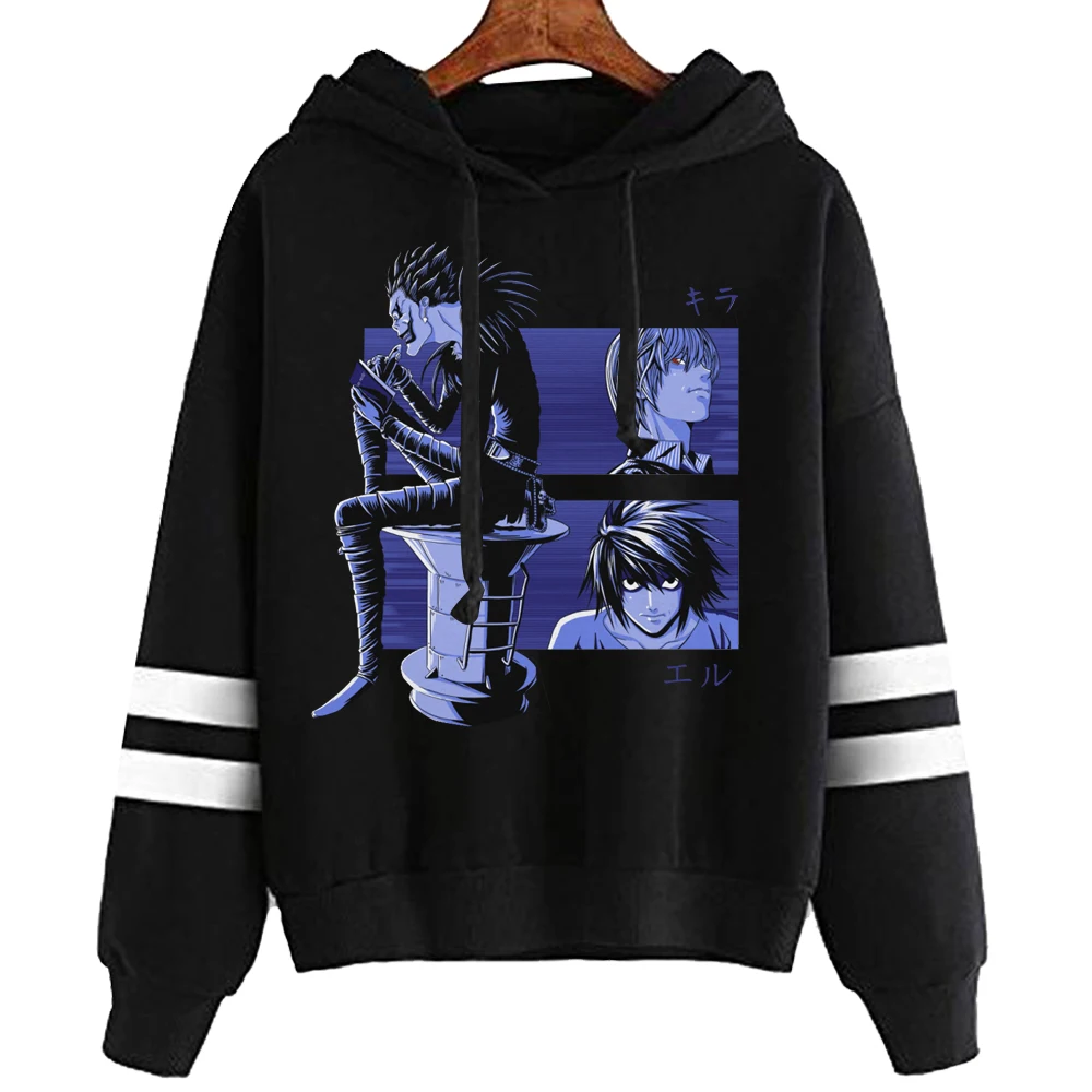 Kawaii Unisex Hoodie Death Note Kawaii Harajuku Top Long Sleeve Kawaii Clothes Women's Sweatshirt