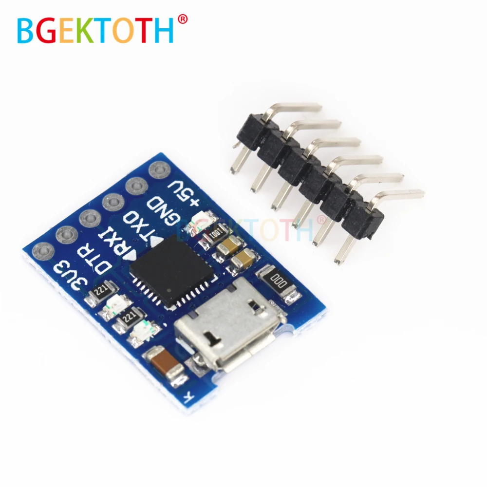 CP2102 MICRO USB к UART TTL модуль 6-контактный последовательный преобразователь STC Замена