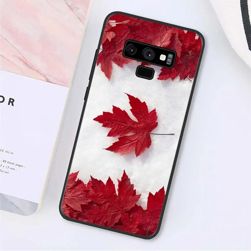 MaiYaCa канадский флаг красный клен чехол для телефона Samsung Galaxy A50 A70 A20 A30 Note9 8 Note7 Note10