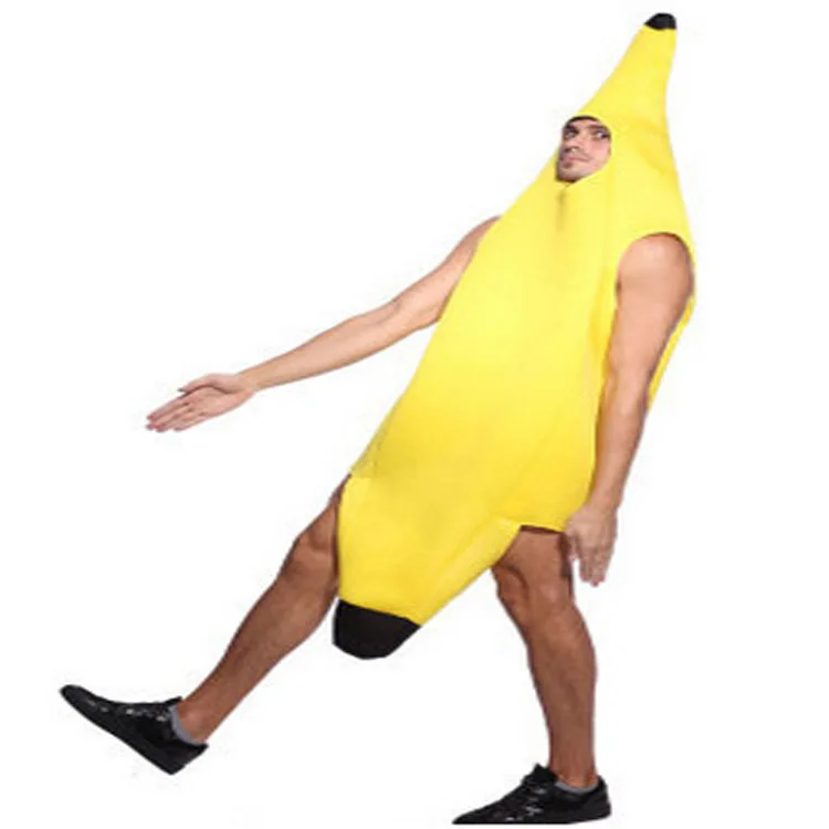 Carnival Clothing Men Cosplay Adult Fancy Dress Funny Sexy Banana Costume Novelty Halloween Christmas Party Decorations |