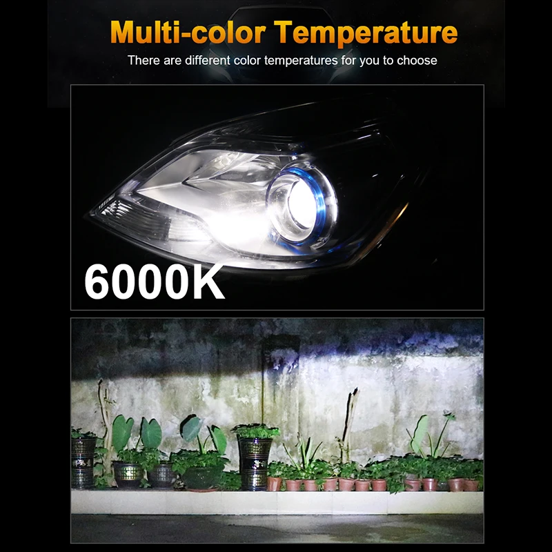 Светодиодсветильник лампа HLXG для дальнего автомобисветильник 6000 К 9005/HB3 12 В 9005 лм