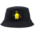 Для девочек и мальчиков, мягкие фетровые маленькой желтой уткой флоппи складная шляпа из мультфильма модные ведро шляпа хлопок головная повязка шляпа Боб приморский пляж