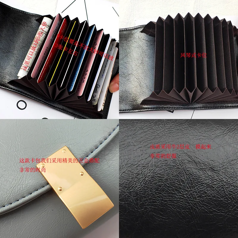 Женская сумка для карт из натуральной кожи компактный универсальный