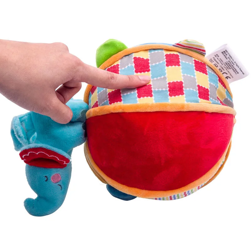 FISHER PRICE Детский слон детский ручной шар плюшевая кукла игрушка Новорожденный