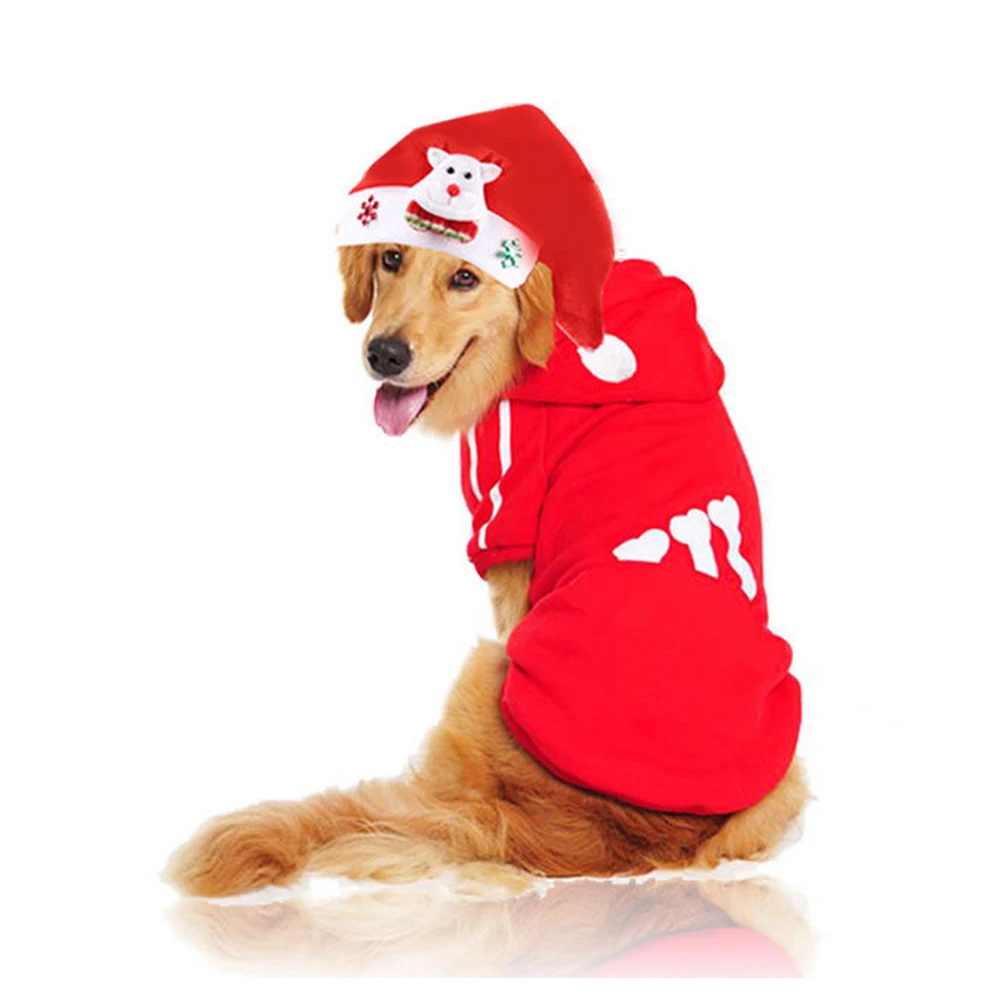 Головные уборы для кошек и щенков Рождественская шапка питомцев собак Нарядная