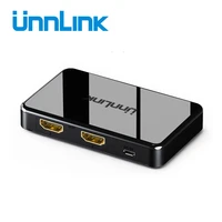 unnlink hdmi splitter 1x2 uhd 4k30hz fhd 1080p60hz 1 in 2 out for computer tv box mi 3 xbox one ps4 monitor