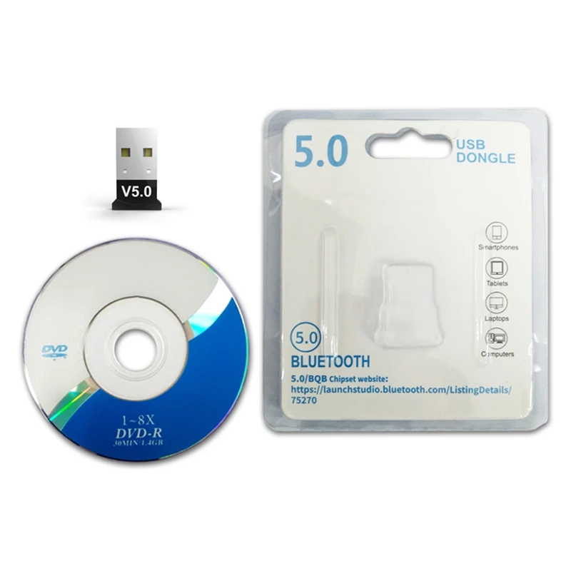 Bluetooth адаптер 5,0 USB настольный компьютерный блок фар Bluetooth аудио приемник Ключ Музыка Аудио приемник Windows передатчик