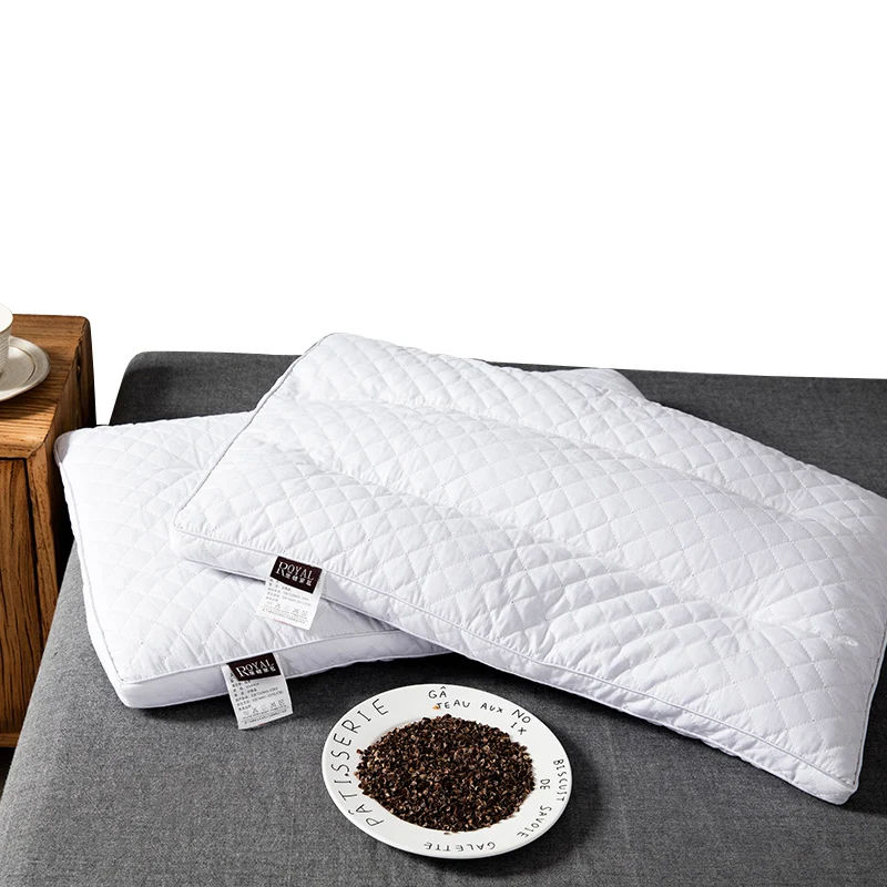 

Весь гречихи Прямоугольная подушка домашний белый эргономичный невысокие подушки защиты шейного один Almohada Brazo домашний текстиль EF50PW