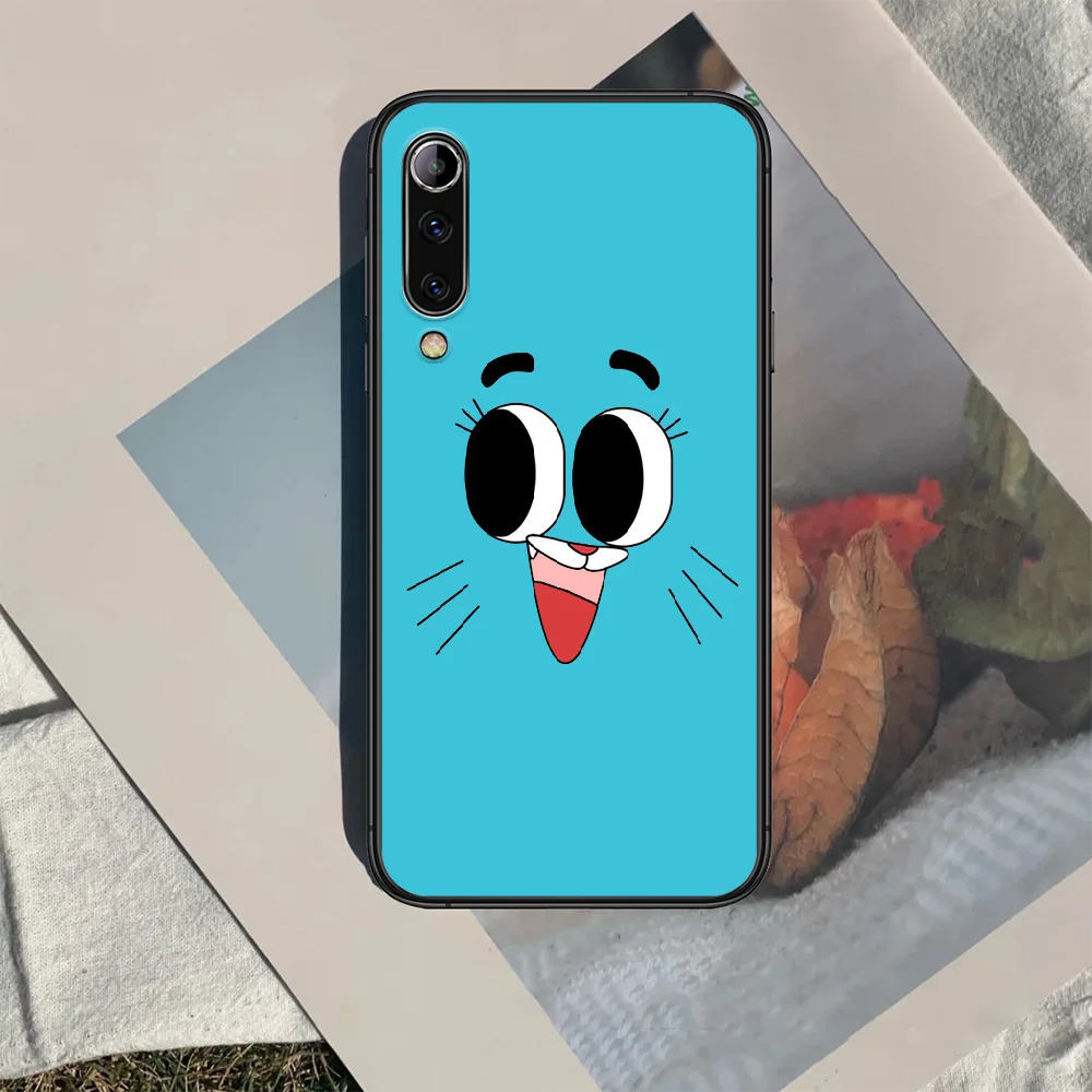 

Gumball and darwin Phone case For Xiaomi Mi note 10 A3 9 MAX 3 A2 8 9 Lite Pro ultra black Hoesjes Tpu Coque Trend Waterproof