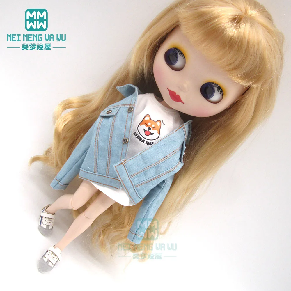 Одежда для кукол Blyth 1 шт. Повседневная Длинная футболка свитшот с надписью Azone 1/6 |