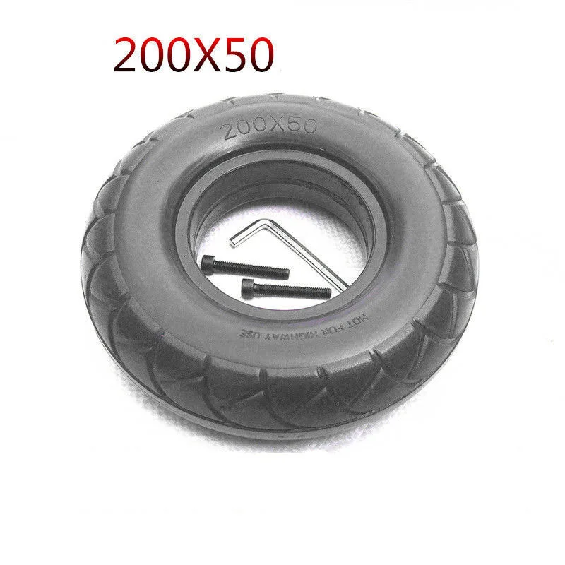 

200x50(8x2) For Razor Scooter E100 E150 E175 E200 Tire No Flats Solid Accessory Hot Useful Mobility Scooter wheelchair tire