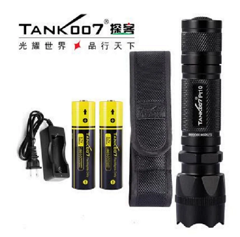 1 комплект тактическая охотничья светодиодсветильник вспышка TANK007 PT10 CREE XM-T6 для