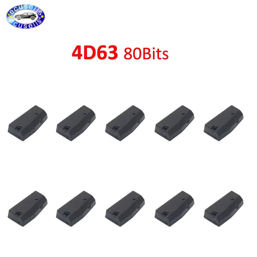10 шт./лот авто транспондер чип 4D63 80 бит Керамический автомобильный пустой ключ