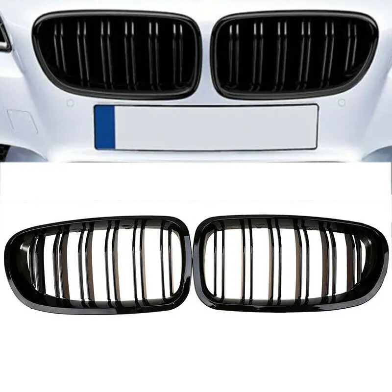 

Глянцевый черный для 2010-2016 BMW F10 F11 F18 5 Series M Sport передняя решетка радиатора один комплект