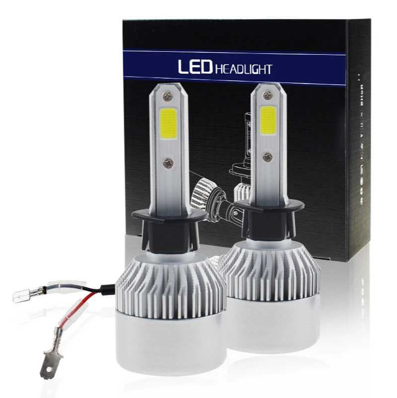 

H7 Car Headlight H1 H3 HB3 H4 LED Bulb H8 H9 H11 9005 9006 72W 8000LM 6000K S21 Auto Headlamp