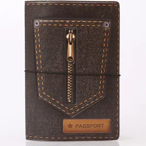 Чехол-кошелек мужскойженский из ПВХ, креативная Обложка для паспорта, удостоверения личности и адреса, с надписью, портативный дорожный аксессуар