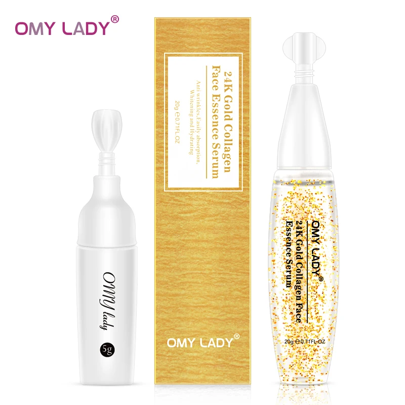 Сыворотка для лица OMY LADY 24K gold+ крем для глаз против старения лица против морщин жидкая эссенция Увлажняющая сыворотка для удаления темных кругов вокруг глаз