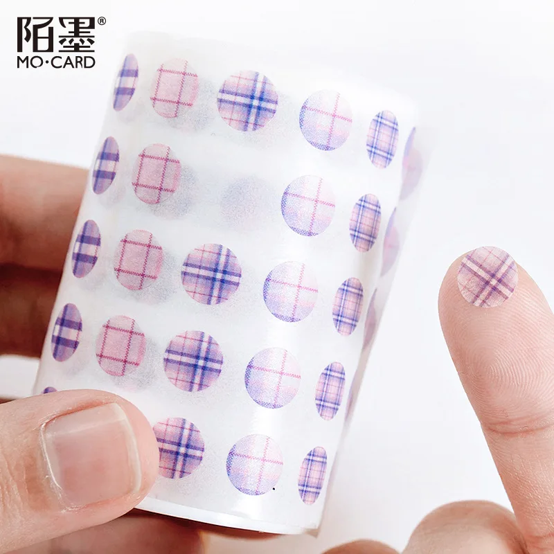 

20pcs/1lot Decorative Adhesive tapes Plaid basis Scrapbooking DIY Paper Scrapbooking Stickers 3m