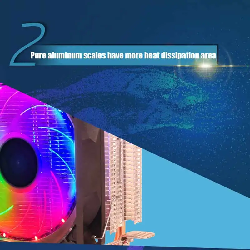 4 медная трубка ЦПУ радиатор тепловая труба вентилятор тихий тонкая