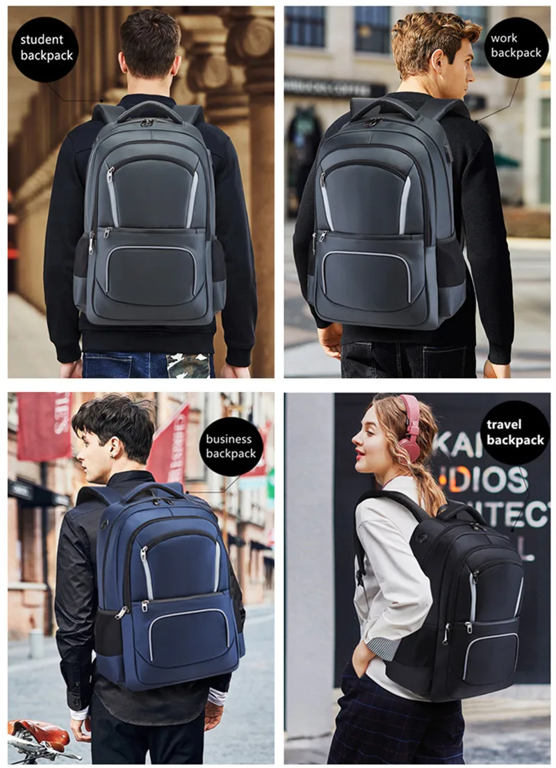 

New Backpack Notebook Backpack Multifunctional Business Travel Backpack Large-capacity Waterproof Anti-theft Student Backpack