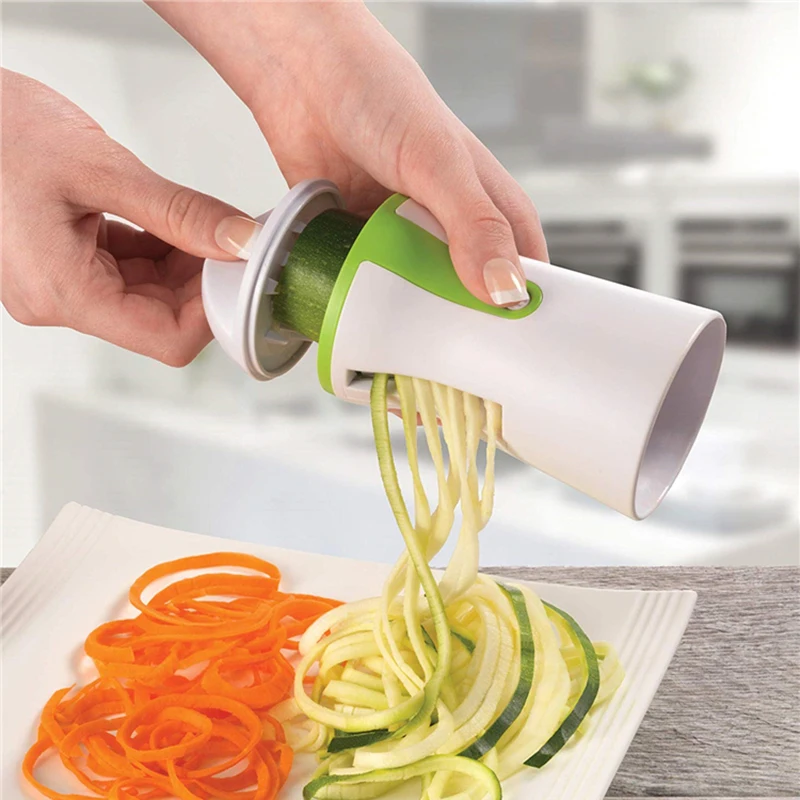 

Vegetable Spiralizer Heavy Duty Spiral Slicer Adjustable Spiral Cutter Zucchini Pasta Noodle Spaghetti Maker Kitchen Gadgets Set