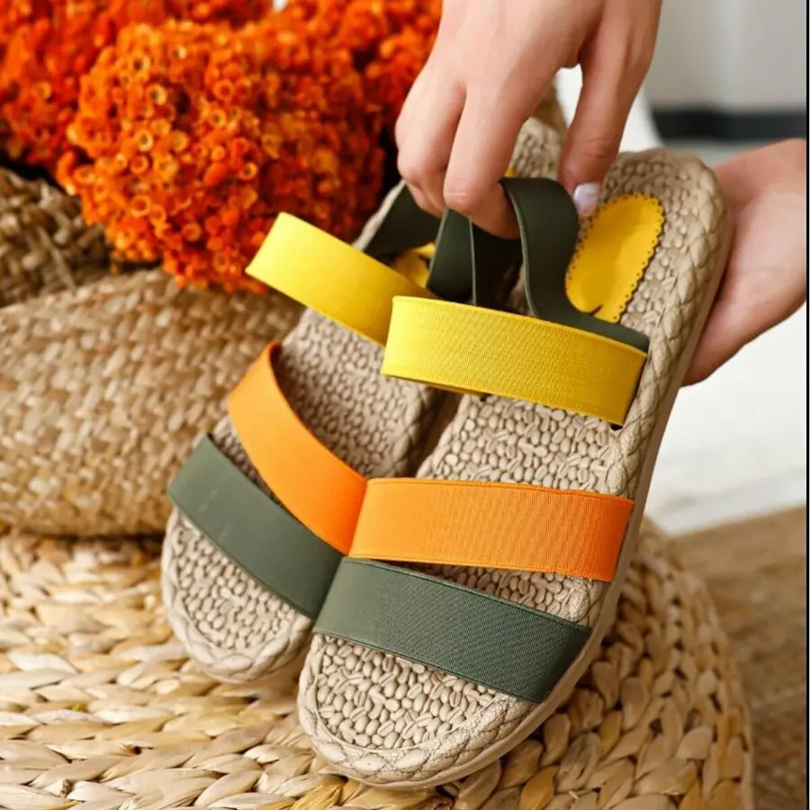 

Women Sandals Muggo Striped Women'S Sandals